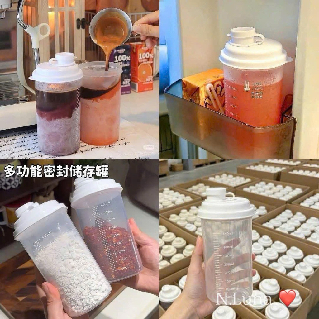 Set 3 bình nhựa 500ml có chia vạch