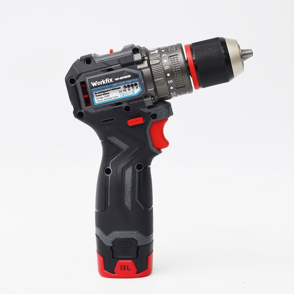 Máy Khoan Pin 3 Chức Năng Workfix WF-ID1665F 16.8V – Lực Siết 65Nm, 2 Tốc Độ, Khoan Búa/Bắt Vít, Động Cơ Mạnh Mẽ