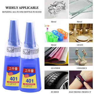 Keo Đa Năng 401 Hàn Quốc Siêu Chắc Dán Móng Úp Charm Đá Phụ Kiện Khô Nhanh Loại 20G