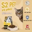 Hạt Cho Mèo S2PET V1 V2 V3 - Thức Ăn Mèo Đạm 32%, Topping Thịt Sấy, Hỗ Trợ Tiêu Hóa & Tiết Niệu