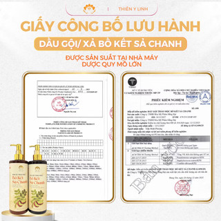Dầu Gội Bồ Kết Sả Chanh Thảo Mộc giúp Giảm Rụng Tóc, Sạch Gàu – Thiên Y Linh - 500ml