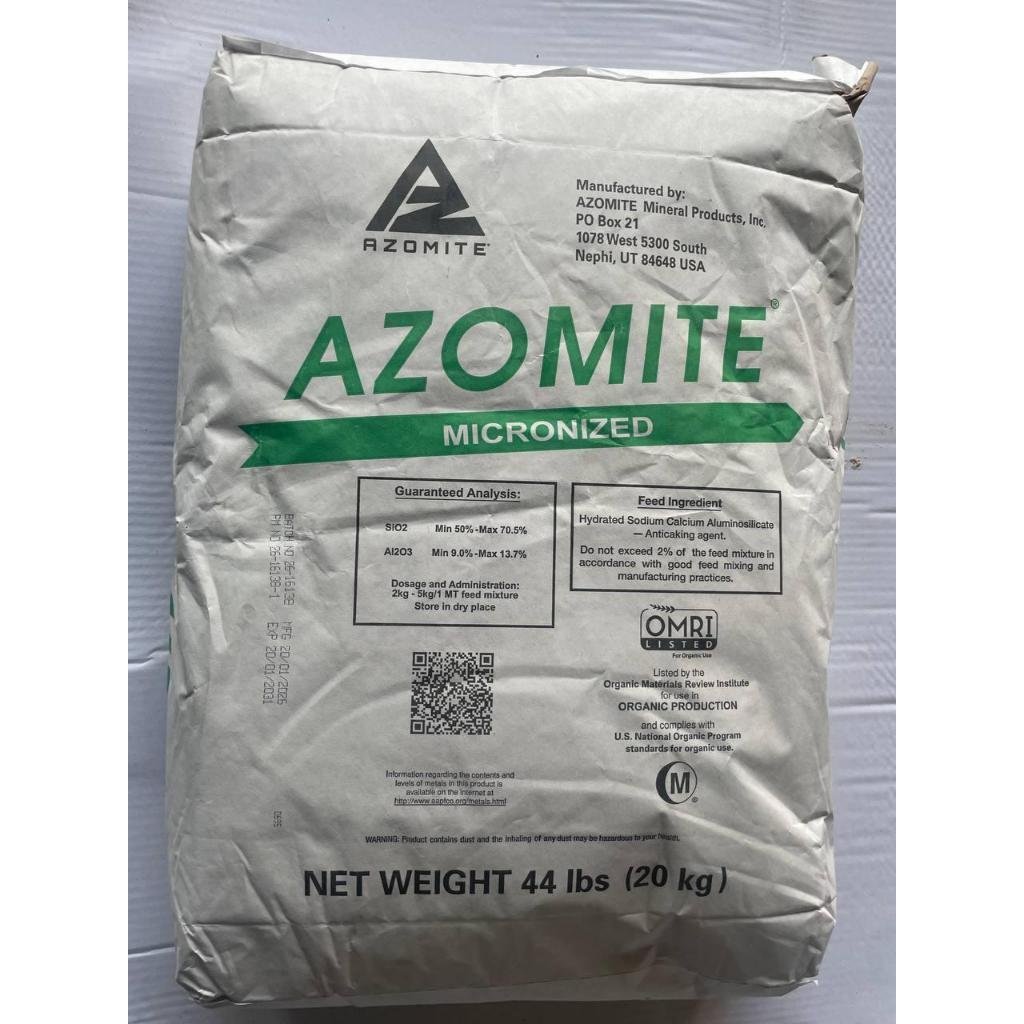 1kg Khoáng tự nhiên Azomite - Giúp Tôm Nhanh Cứng Vỏ, Phòng Trị Cong Thân Đục Cơ