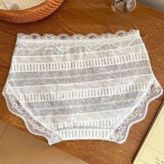 Quần lót nữ cotton cao cấp kháng khuẩn khử mùi, Quần chíp nữ cạp vừa viền ren gợi cảm DEVARI L6011