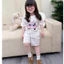 Set Bé Gái HỌA TIẾT HOẠT HÌNH ĐÁNG YÊU QC70 K.Kid Bộ Mùa Hè Chất Cotton Mát Size 8-20kg M99