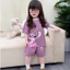 Set Bé Gái HỌA TIẾT HOẠT HÌNH ĐÁNG YÊU QC70 K.Kid Bộ Mùa Hè Chất Cotton Mát Size 8-20kg M99