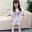 Set Bé Gái HỌA TIẾT HOẠT HÌNH ĐÁNG YÊU QC70 K.Kid Bộ Mùa Hè Chất Cotton Mát Size 8-20kg M99