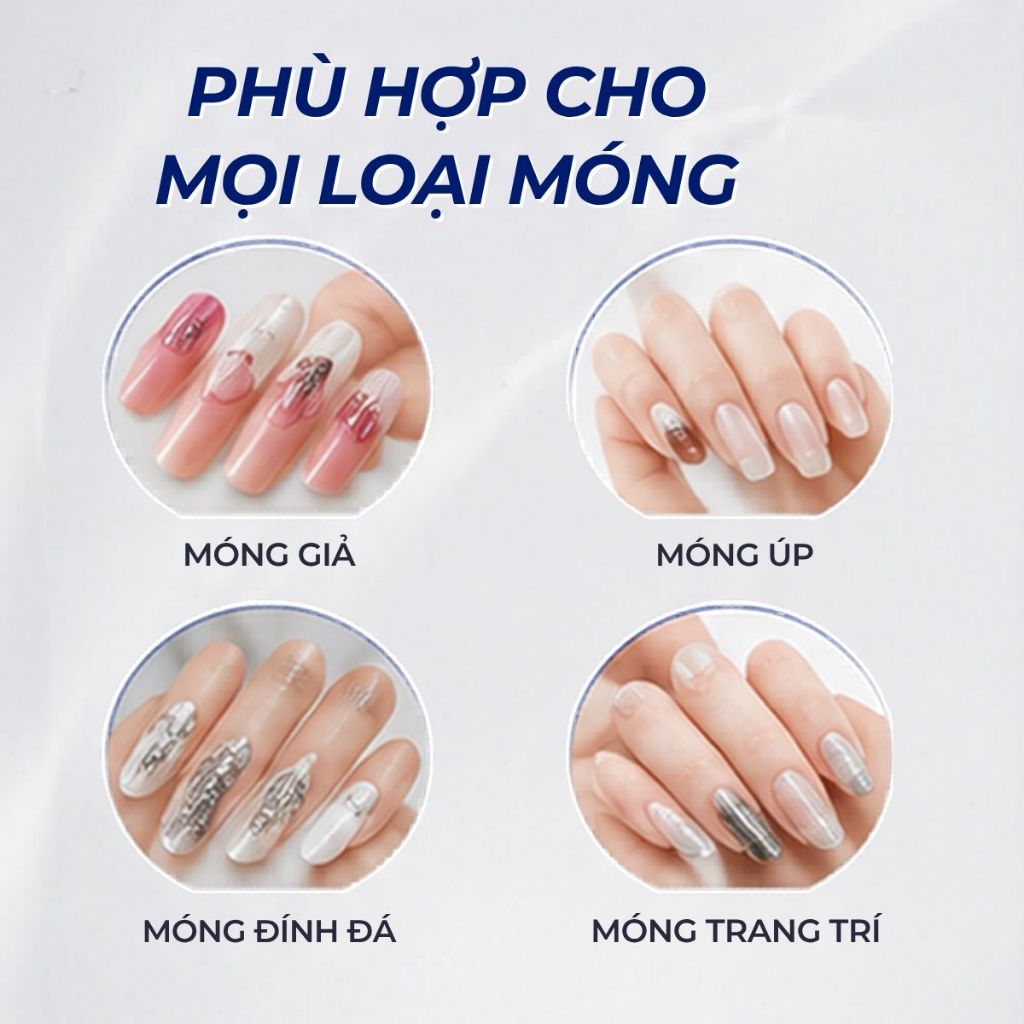 Keo dán móng 401 combo 2 chai tặng 1 chai siêu chắc nhanh khô keo gắn đá phụ kiện nail loại tốt 20g