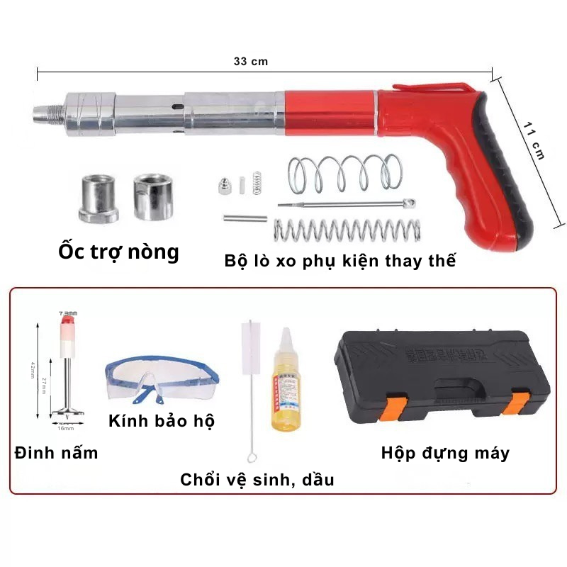 Máy Bắn Đinh Tán ( S4 - loại xịn ) Dụng cụ Tiện lợi - Dễ sử dụng - An toàn