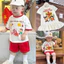Sét Bé Trai - Bé Gái TRUNG THU HỌA TIẾT KỲ LÂN-ĐÊM TRĂNG RẰM K.Kid Bộ Mùa Hè Chất Cotton Mát Size 8-20kg M99