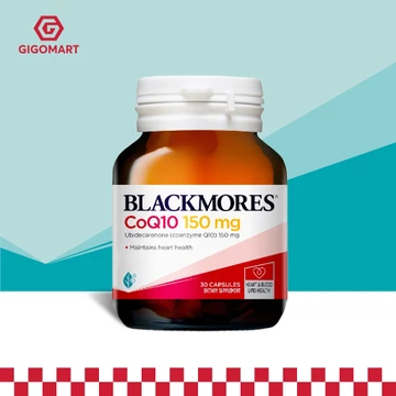 Blackmores CoQ10 150mg 30v/H hỗ trợ tim mạch và chống oxy hoá