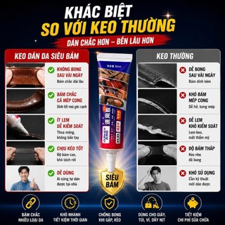 Keo Dán Giày GUNASEN Chuyên Dán Ví Da Chịu Nhiệt Siêu Dính Cao Cấp, Chống Nước Tốt, Dính Chắc Chắn