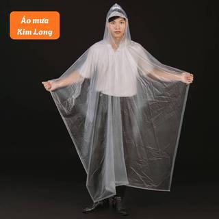 Áo Mưa Trong Mờ Cánh Dơi Cao Cấp Dành Cho Nam Và Nữ