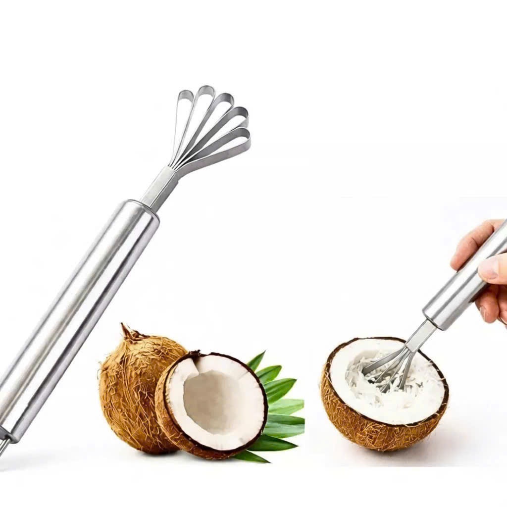 Dụng Cụ Nạo Dừa Sợi Đa Năng Bằng Thép Không Gỉ
