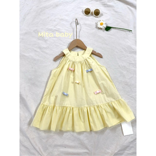 [TẶNG Vòng kitty] Váy đi biển, đầm trẻ em hàng QCCC - Váy xinh cho bé mặc hè dáng xòe Bling Bling