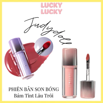 [MỚI] Son Tint Bóng Đầu Sắt Nhung JUDYDOLL Dual Flash Watery Lip Gloss 2.0 Căng Bóng Dưỡng Môi Bền Màu 2.4g