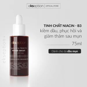 Serum HA + 5% B3 Ekseption hỗ trợ sáng da, mờ thâm mụn Hyaluronic Niacin 75ml