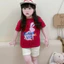 Sét Bé Gái HỌA TIẾT THỎ BÁO HOẠT HÌNH QC73 K.Kid Bộ Mùa Hè Chất Cotton Mát size 8-20kg M88