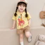 Sét Bé Gái HỌA TIẾT THỎ BÁO HOẠT HÌNH QC73 K.Kid Bộ Mùa Hè Chất Cotton Mát size 8-20kg M88