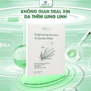 [Hộp] Mặt nạ dưỡng sáng, làm dịu và dưỡng ẩm 25G BRIGHTENING BOOSTER AMPOULE MASK 25G BIBALA