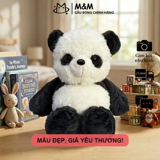 Bộ sưu tập Heo Thơm Chạy: Gấu trúc lông chồn vàng 2 màu ôm ngủ, hàng sẵn giao ngay