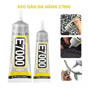 Keo dán trong suốt E7000 đính đá trang sức dán vải trang trí đồ handmade đa năng 50ml 110ml