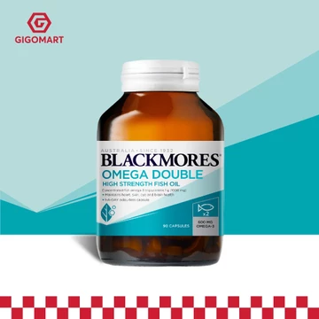 Blackmores Omega Double High Strength Fish Oil hộp 90 viên dầu cá hỗ trợ tim mạch