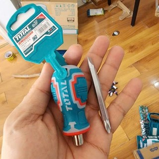 Bộ tua vít 2 trong 1 đa năng chính hãng TOTAL tiện lợi thép hợp kim siêu bền DNTT