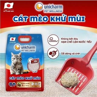 [Hỏa Tốc] Cát vệ sinh đất sét cho mèo UNICHARM 8L - Túi 3.6kg