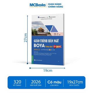 Sách - Giáo Trình Hán Ngữ BOYA Trung Cấp 1 – Tập 2 Phiên Bản 3 (Đáp ứng kỳ thi HSK 3.0)
