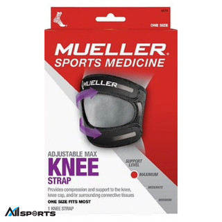 DÂY QUAI ĐẦU GỐI HIỆU Mueller Adjustable Max Knee Strap (1 chiếc/ hộp) - ML.59858 (NHỎ) - ML.59857 (VỪA) - ML.59859 (TO)
