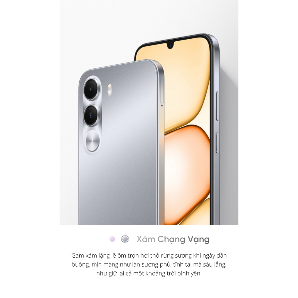 Điện thoại realme C100i Điện Thoại 4GB 128GB, Pin 7000mAh, 120Hz, NFC, IP64, Android 16