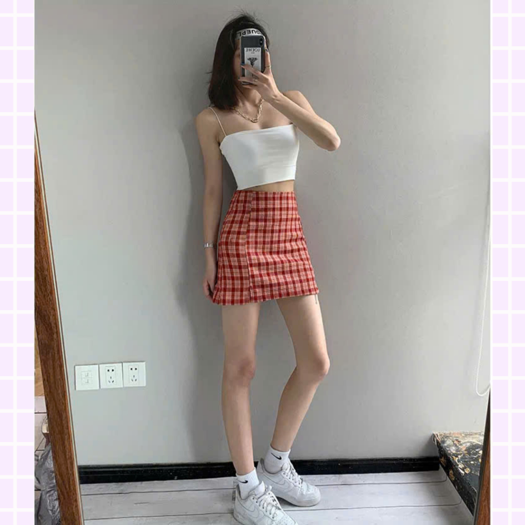 Áo Quây Dây Mảnh SICILY Ôm Body Cotton Co Giãn 4 Chiều Croptop Nữ Freesize Trắng/Đen