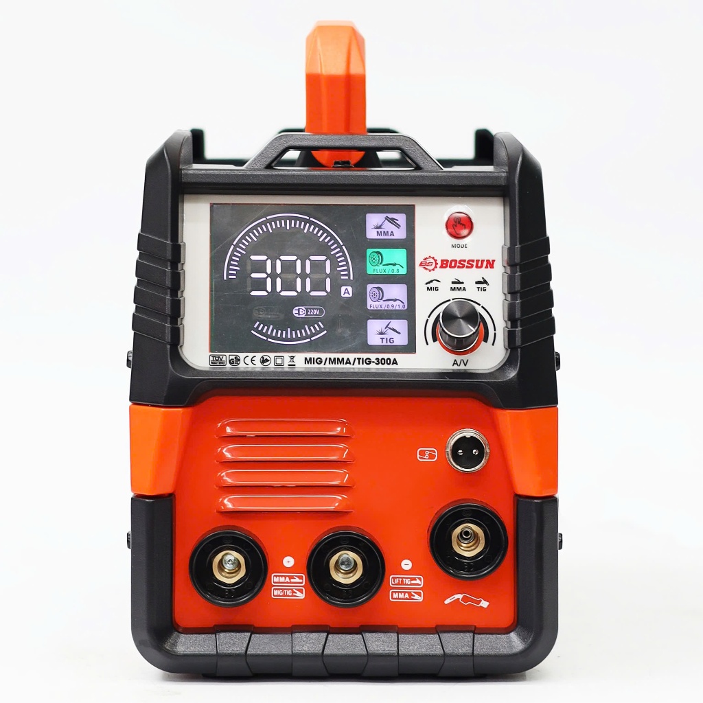 Máy Hàn BOSSUN BS-MMT300A, Chuyên Đi Công Trình, Dòng Hàn 300A,3 Chế Độ Hàn Que, Hàn MIG, Hàn TIG