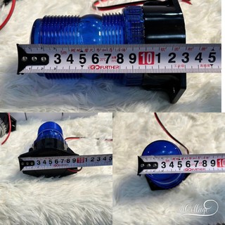 Đèn quay cảnh báo điện 12v và 24v có 4 màu trắng, vàng, đỏ, xanh dương ( giá bán 1 chiếc ).D