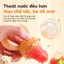 Túi Nhai Ăn Dặm Silicone Mommate Cho Bé Kèm Nắp Đậy, Tay Cầm Gặm Nướu, Hỗ Trợ Tập Ăn Trái Cây Rau Củ