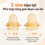 Túi Nhai Ăn Dặm Silicone Mommate Cho Bé Kèm Nắp Đậy, Tay Cầm Gặm Nướu, Hỗ Trợ Tập Ăn Trái Cây Rau Củ