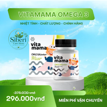 [Omega 3 Siberian] Thực phẩm bảo vệ sức khỏe Siberian Vitamama OMEGAlodon – Omega-3 Сomplex (multifruit) VITAMAMA OMEGA