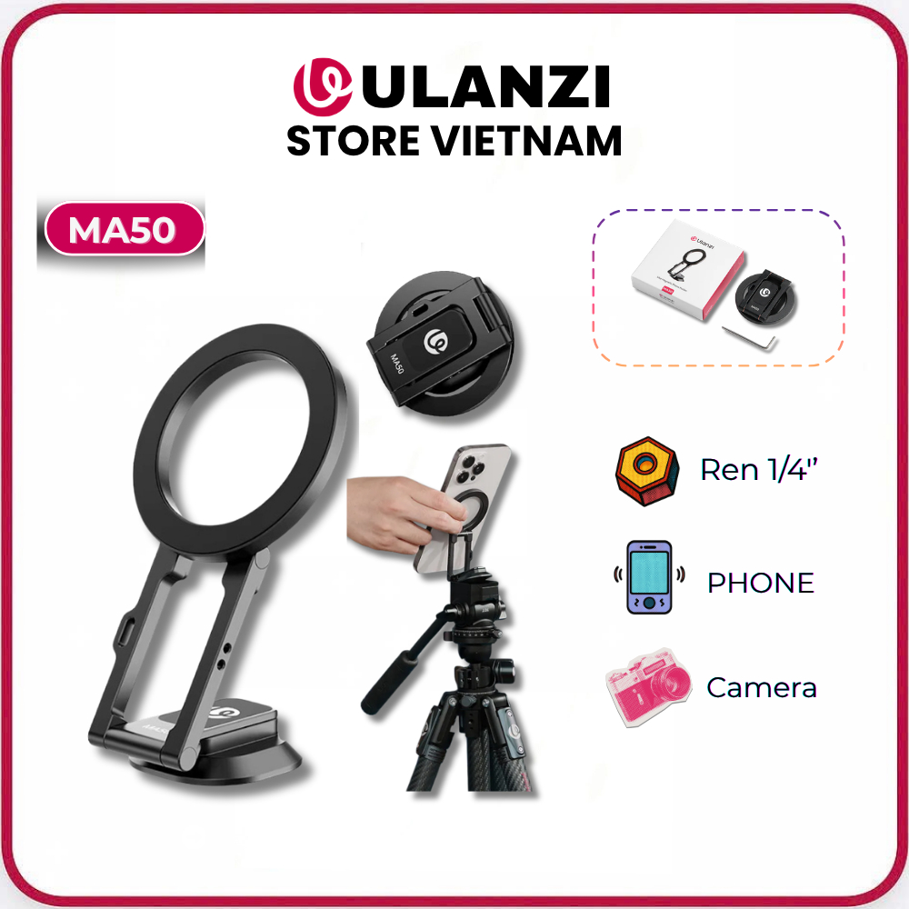 Giá đỡ điện thoại từ tính Ulanzi MA50