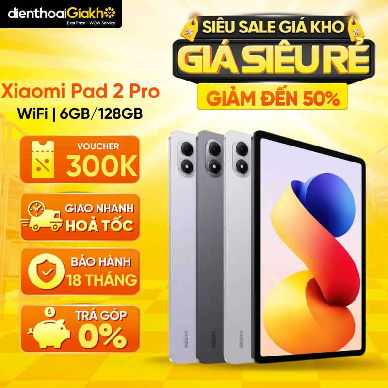 Máy Tính Bảng Xiaomi Pad 2 Pro Wifi (6GB/128GB), Bảo Hành Điện Tử 18 Tháng
