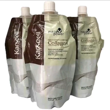 COMBO 3 Kem ủ tóc Karseell Maca Power Collagen 500ml phục hồi hư tổn Hấp ủ tóc thẳng mượt bổ xung collagen