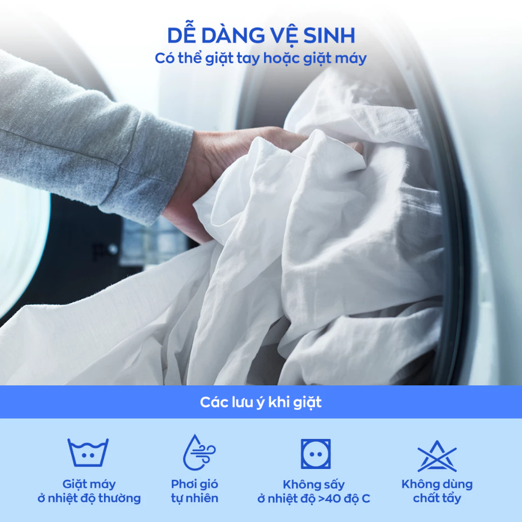 Ga chống thấm Sumi - Bảo vệ nệm cao cấp, Bảo vệ đệm kháng nước, Ga chống thấm nước thoáng, chống ẩm mốc (<25cm)