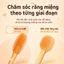 Set Bàn Chải Silicone Rơ Lưỡi & Đánh Răng Mommate Cho Bé 0-18 Tháng, Kèm Đầu Gặm nướu và Hộp Đựng