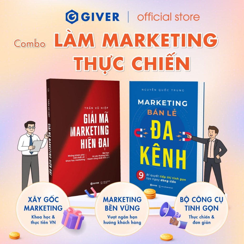 Sách - Combo Làm Marketing Thực Chiến