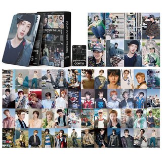 [hàng sẵn] Hộp Thẻ CORTIS 1ST COLOR OUTSIDE THE LINES | Bộ 55 Thẻ Lomo Bo Góc JAMES JUHOON KEONHO SEONGHYEON MARTIN