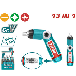 Bộ tua vít đa năng TOTAL 8 in 1 / 13 in 1 / 9 đầu – tiện lợi, siêu bền chuyên dụng chính hãng DNTT