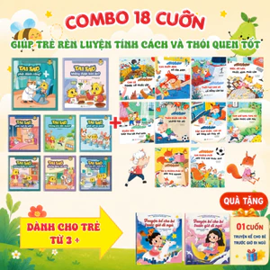 2 Bộ Sách: Combo 10 Cuốn Quản Lý Cảm Xúc Và Phát Triển Tính Cách + 8 Cuốn Nhật Ký Nuôi Dưỡng Thói Quen Tốt Cho Trẻ
