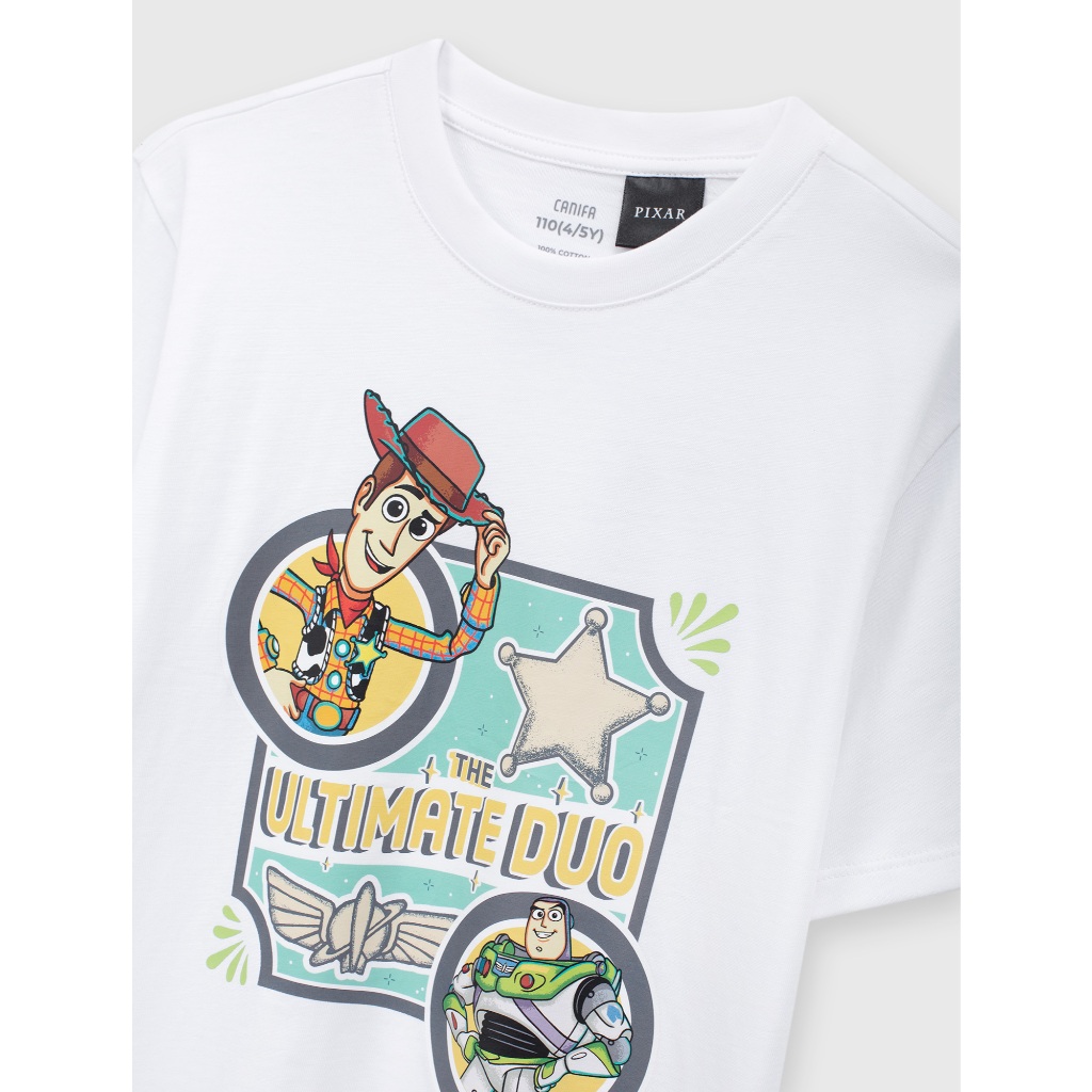 Áo phông bé trai CANIFA áo thun cộc tay 100% cotton mềm mại thấm hút tốt in hình Pixar 2TS26S004