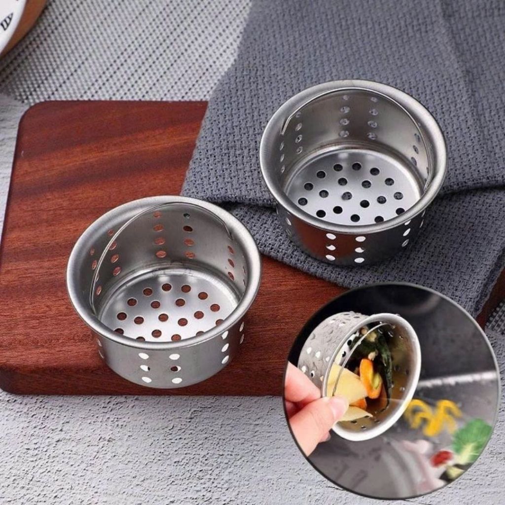 Lọc Rác Inox Bồn Rửa ALOHOME Chống Tắc Cống, Lưới Lọc Rác Thoát Nước Nhà Bếp Tiện Dụng