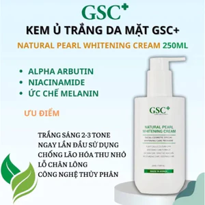 Kem Ủ Trắng Da Mặt GSC Natural Pearl Whitening 250ml
