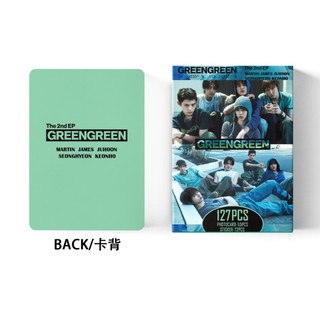 [hàng sẵn] HỘP 127pcs Card + Stickers CORTIS / GREENGREEN | 55 card và 72 hình dán MARTIN KEONHO JUHOON SEONGHYEON JAME